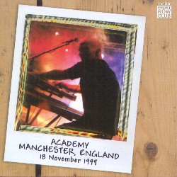 Manchester 18-Nov-99 CD Cover