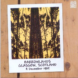 Barrowlands 4-Dec-89 CD Cover