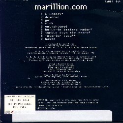 marillion.com promo back Cover